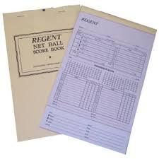 Netball Scorebooks