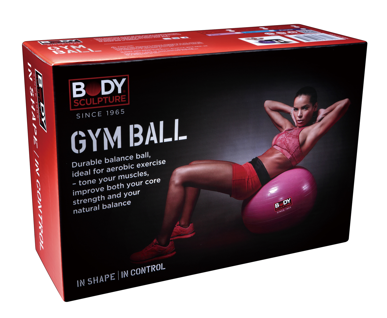 Body Sculpture Gym Ball Hot Pink 