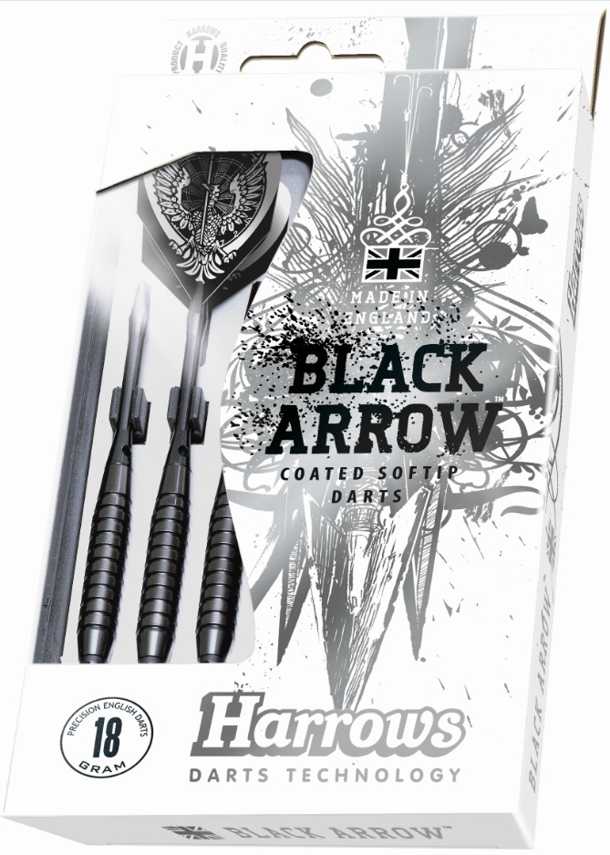 Harrows Black Arrow Soft Tip Darts