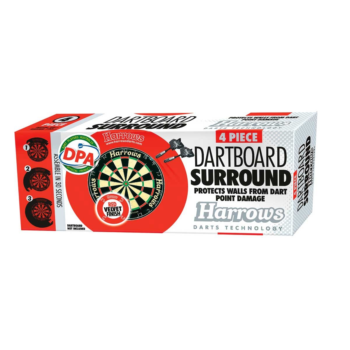 Harrows Dartboard Surround  RED