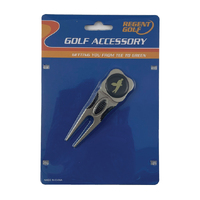 Metal Divot Tool with Ball Marker